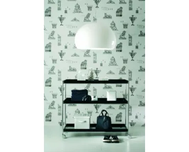 Tavolino con ripiani Trays di Kartell