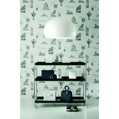 Tavolino con ripiani Trays di Kartell