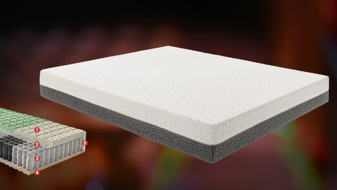 Materasso a molle insacchettate Elisir Slim di Ideare