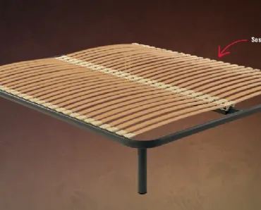Linea Letto anatomica in metallo Agata di Ideare
