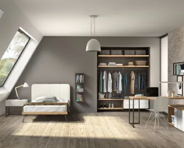 Camera per single Room104 di Zg Mobili