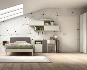 Camera per single Room110 di Zg Mobili