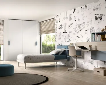Camera per teenager Room118 di Zg Mobili
