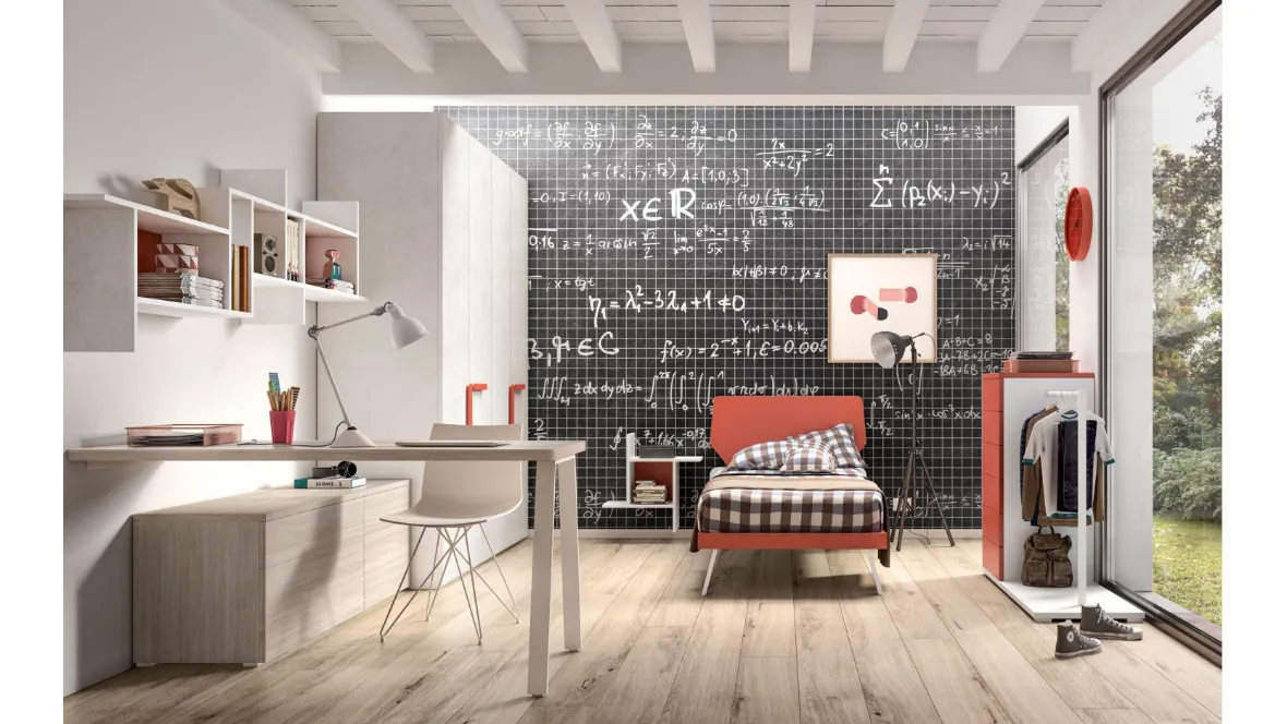 Camera per teenager Room123 di Zg Mobili