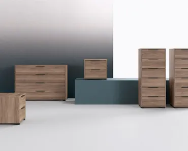 Gruppo notte in legno Dress di Mab