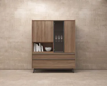 Madia Alta in legno Glamour 03 di Mab