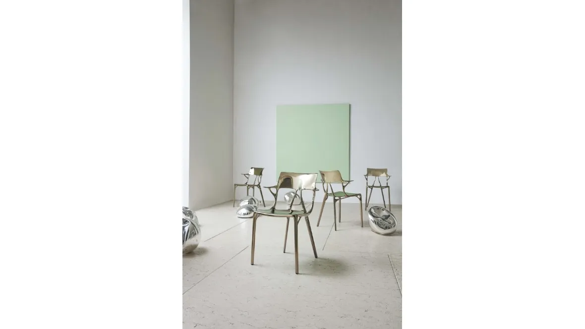 Sedia A-I-Metal di Kartell