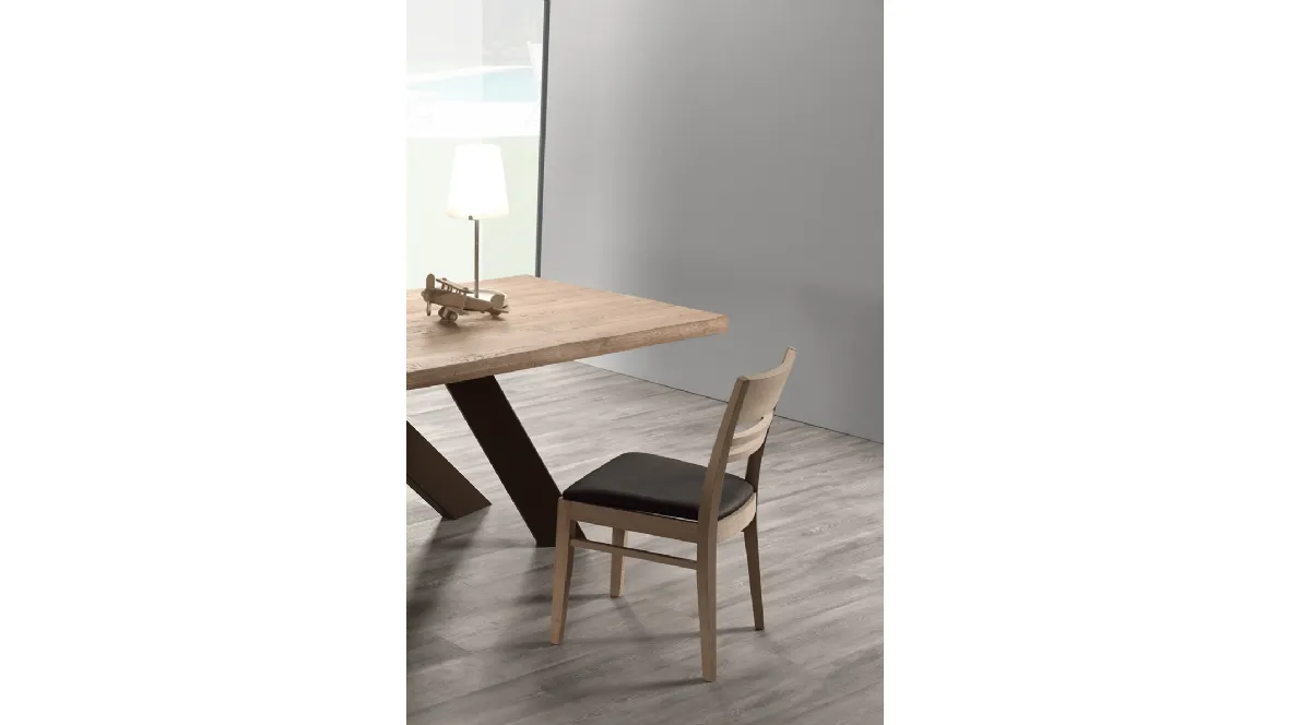 Sedia Amelie in legno di Pizzolato