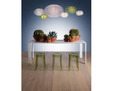 Sgabello Charles Ghost Stool di Kartell