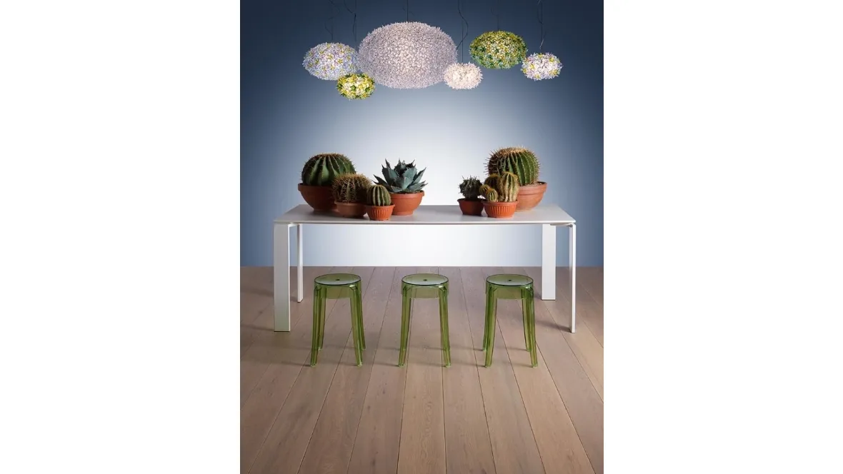Sgabello Charles Ghost Stool di Kartell