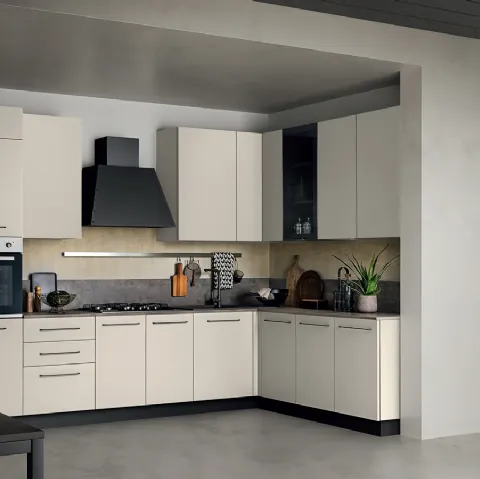 Cucina Moderna ad angolo in Pet Easy 005 di Ar-due